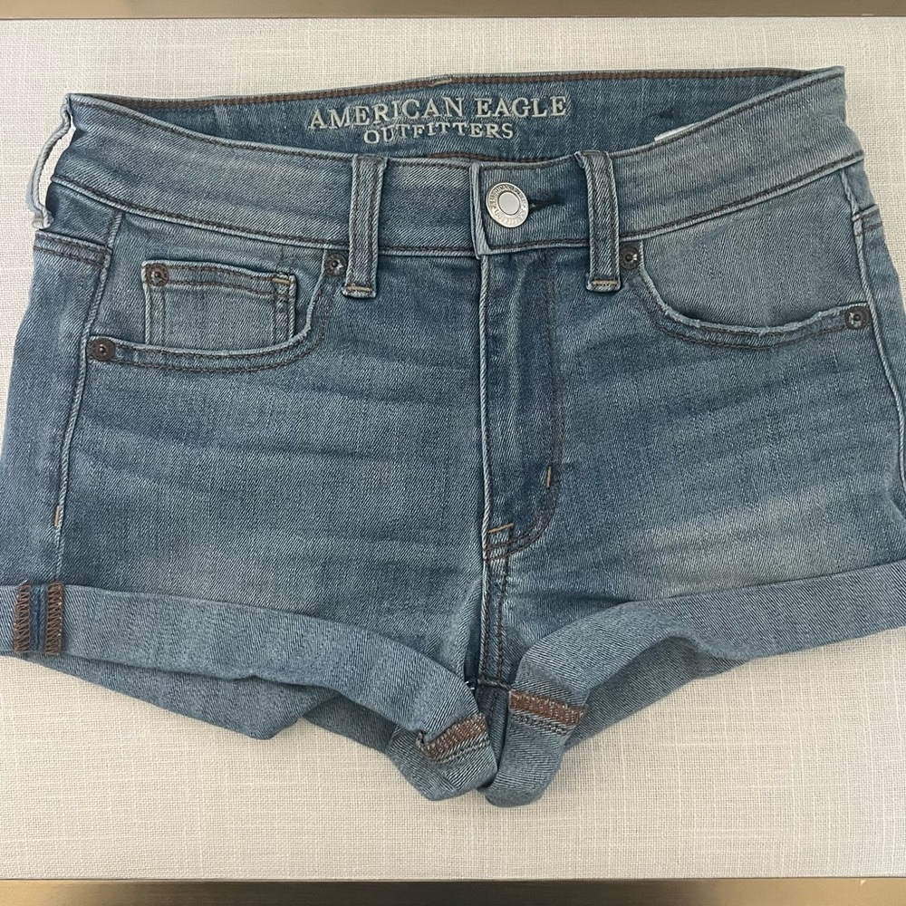 America Eagle High-rise Shorts size 4